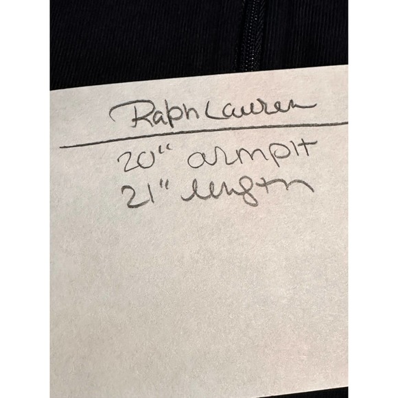 RALPH LAUREN Youths Hoodie Sz L Navy Yellow Big Pony Embroidered Drawstring - Picture 8 of 8